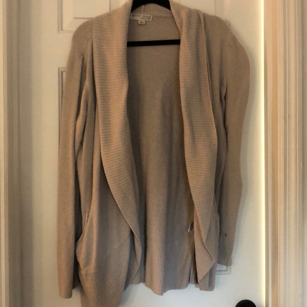 barefoot dreams XL pale pink circle cardigan